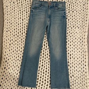 Mother Hustler Ankle Fray in Au Revoir size 30
